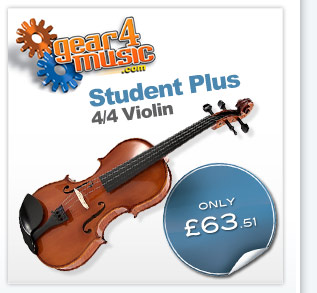 Complete with bow and a lightweight case the G4M student plus 4/4 violin is perfect for beginners.