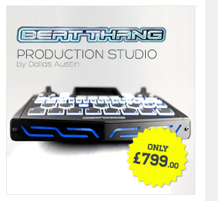 Beat Kangz Beat Thang comes with everything you need to make your own hip hop, dance, dustup, industrial or electronic music production.