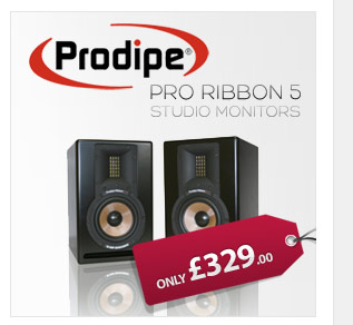 Prodipe Pro Ribbon 5 Monitors are great reference monitors with a very natural, clear and focused sound, ideal for use at home or in a studio.